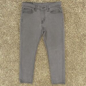 Levi's Jeans Men's 33x29 Gray 511 Slim Fit Flex Denim
